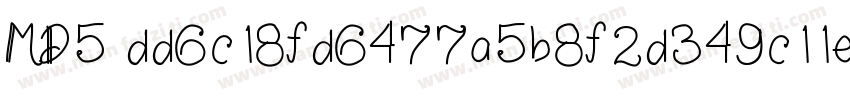 MD5 dd6c18fd6477a5b8f2d349c11e4169字体转换